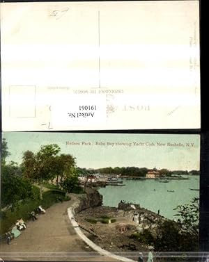 Seller image for 191061,New York New Rochelle Hudson Park Echo Bay showing Yacht Club for sale by Versandhandel Lehenbauer