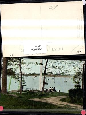 Bild des Verkufers fr 191081,New York New Rochelle Hudson Park and Echo Bay zum Verkauf von Versandhandel Lehenbauer