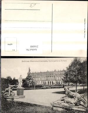 Seller image for 216088,Schloss Herrenchiemsee Gartenpartie m. Fortuna Chiemsee Herreninsel for sale by Versandhandel Lehenbauer