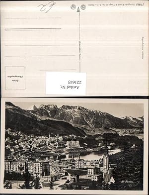 Bild des Verkufers fr 221645,St. Moritz Totale Kt Graubnden zum Verkauf von Versandhandel Lehenbauer