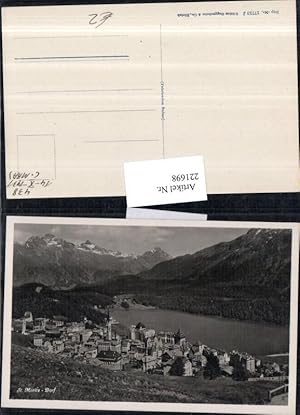 Bild des Verkufers fr 221698,St. Moritz-Dorf Totale Kt Graubnden zum Verkauf von Versandhandel Lehenbauer