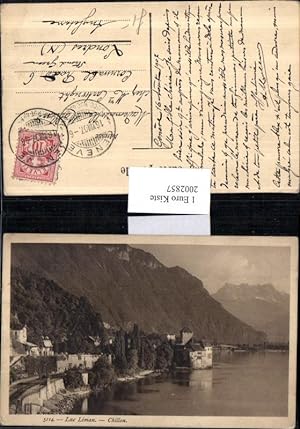 Image du vendeur pour 2002857,Lac Leman Chillon Schloss b. Montreux mis en vente par Versandhandel Lehenbauer