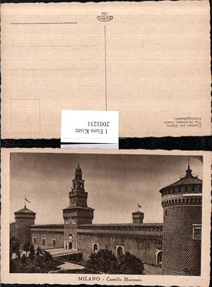 Image du vendeur pour 2003231,Milano Castello Sforzesco Festungskastell mis en vente par Versandhandel Lehenbauer