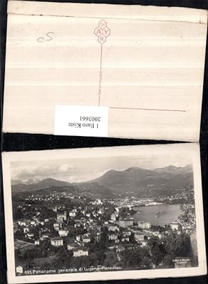 Bild des Verkufers fr 2003661,Panorama generale di Lugano Paradiso Totale zum Verkauf von Versandhandel Lehenbauer
