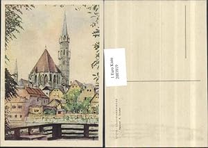 Bild des Verkufers fr 2003919,Knstler AK A. Scholler Aquarell Steyr Stadtpfarrkirche Kirche zum Verkauf von Versandhandel Lehenbauer