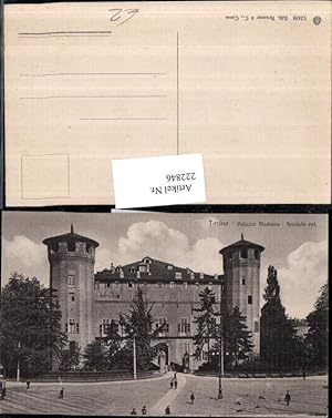 Bild des Verkufers fr 222846,Piemonte Torino Turin Palazzo Madama Facciata est Palast zum Verkauf von Versandhandel Lehenbauer
