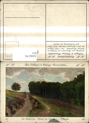 Bild des Verkufers fr 433,Knstler Ak Hans v. Volkmann Am Waldesrand Landschaft zum Verkauf von Versandhandel Lehenbauer