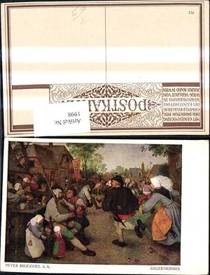 Bild des Verkufers fr 1998,Knstler Ak Bruegel Bauernkirmes zum Verkauf von Versandhandel Lehenbauer