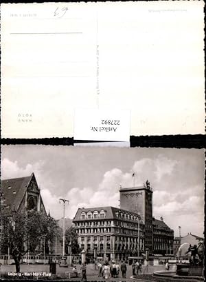 Bild des Verkufers fr 227892,Leipzig Karl-Marx-Platz Brunnen zum Verkauf von Versandhandel Lehenbauer