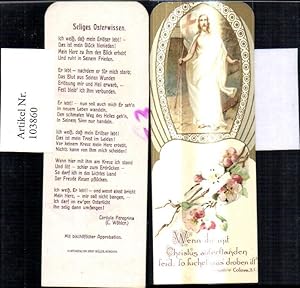 Bild des Verkufers fr 103860,Heiligenbild Andachtsbild Andachtsbildchen Heiligenbildchen Jesus Christus Ostern zum Verkauf von Versandhandel Lehenbauer