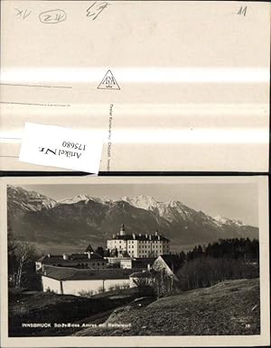 Bild des Verkufers fr 175680,Innsbruck Schloss Amras Ambras m. Bettelwurf zum Verkauf von Versandhandel Lehenbauer