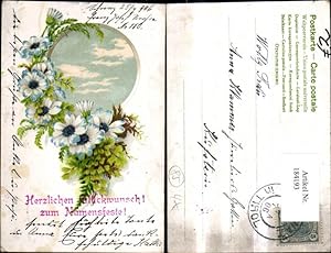Bild des Verkufers fr 184193,Namenstag Himmel i. Rahmen Blumenranke Blumen zum Verkauf von Versandhandel Lehenbauer