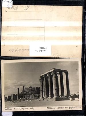Bild des Verkufers fr 179112,Griechenland Athen Athenes Temple de Jupiter Ansicht zum Verkauf von Versandhandel Lehenbauer