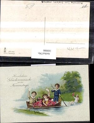 Seller image for 180000,Namenstag Kinder in einem Fass am Fluss Blumen Briefe for sale by Versandhandel Lehenbauer