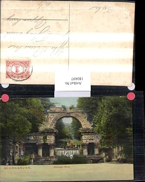 Bild des Verkufers fr 180497,Wien 13 Schnbrunn Rmische Ruine zum Verkauf von Versandhandel Lehenbauer