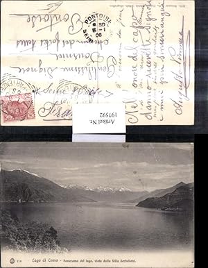 Image du vendeur pour 197592,Lombardia Lago di Como Panorama del Iago visto dalla Villa Serbelloni Partie mis en vente par Versandhandel Lehenbauer