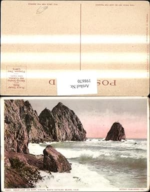 Bild des Verkufers fr 198670,California Santa Catalina Island Sugar Loaf and Surf Avalon Partie zum Verkauf von Versandhandel Lehenbauer