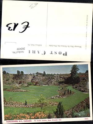 Image du vendeur pour 202459,Kanada British Columbia Vancouver Queen Elizabeth Park The Sunken Gardens mis en vente par Versandhandel Lehenbauer