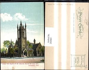 Seller image for 202865,Ohio Cleveland St. Pauls P. E. Church Euclid Case Avenue Kirche for sale by Versandhandel Lehenbauer