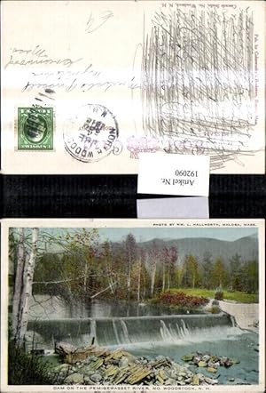 Image du vendeur pour 192090,New Hampshire Dam on the Pemigewasset River North Woodstock Damm mis en vente par Versandhandel Lehenbauer