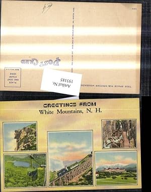 Immagine del venditore per 193185,New Hampshire White Mountains Bergbahn Seilschwebebahn Hotel Felsen Mehrbildkarte venduto da Versandhandel Lehenbauer