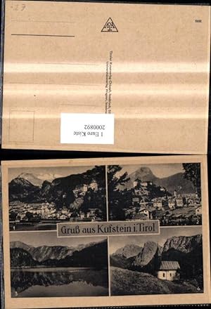 Seller image for 2000892,Gru aus Kufstein i. Tirol Totale Festung See Antonius-Kapelle Mehrbildkarte for sale by Versandhandel Lehenbauer