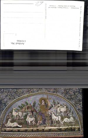 Seller image for 153906,Ravenna Il buon Pastore Mosaico nel Mausoleo di Galla Placidia Ansicht Fresko Gemlde Goldverzierung Emilia-Roma for sale by Versandhandel Lehenbauer