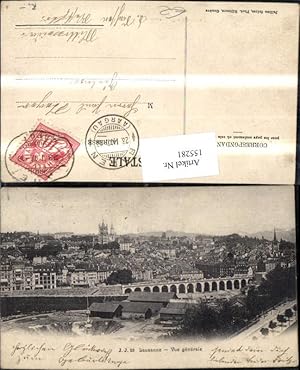 Image du vendeur pour 155281,Lausanne Vue generale 1907 Kt Waadt mis en vente par Versandhandel Lehenbauer