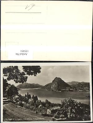 Seller image for 155451,Lago di Lugano col Monte S Salvatore Kt Tessin for sale by Versandhandel Lehenbauer