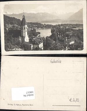 Bild des Verkufers fr 108317,Thun und die Alpen Kt. Bern zum Verkauf von Versandhandel Lehenbauer
