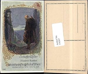 Bild des Verkufers fr 116267,Schubert Lieder Wanderer Nachtlied sign O. Elsner zum Verkauf von Versandhandel Lehenbauer
