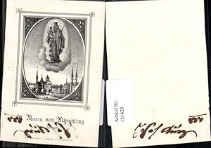 Bild des Verkufers fr 121429,Heiligenbildchen Andachtsbildchen Altentting Burghausen Stich 1870 zum Verkauf von Versandhandel Lehenbauer