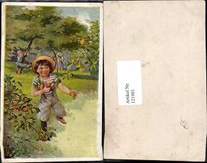 Bild des Verkufers fr 121901,H. Schubert Ssses Kind beim Birnen stehlen Obst zum Verkauf von Versandhandel Lehenbauer
