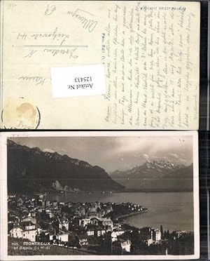 Bild des Verkufers fr 125433,Montreux et Dent du Midi 1930 zum Verkauf von Versandhandel Lehenbauer