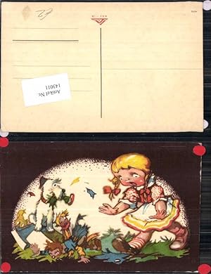 Bild des Verkufers fr 143011,Ssses Mdchen Puppen spielen zum Verkauf von Versandhandel Lehenbauer