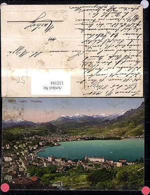 Bild des Verkufers fr 132104,Lugano Paradiso Ansicht 1920 Kt. Tessin zum Verkauf von Versandhandel Lehenbauer