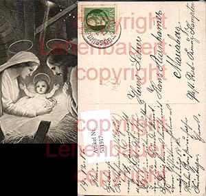 Bild des Verkufers fr 531917,Religion Jesus Josef Maria Krippe Weihnachten Stern Komet zum Verkauf von Versandhandel Lehenbauer