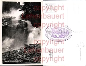 Immagine del venditore per 541917,Foto Ak Krimml Unterer Krimmler Wasserfall mit Wanderer venduto da Versandhandel Lehenbauer