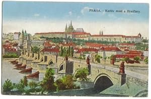 Seller image for 6914,Prag Praha Karluv most a Hradcany COLOR 1910 for sale by Versandhandel Lehenbauer
