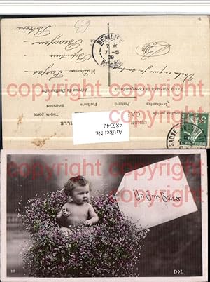 Imagen del vendedor de 485342,Gros Baiser Schmatz Kind Nest Blumen a la venta por Versandhandel Lehenbauer
