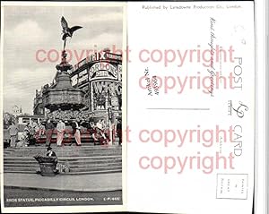 Seller image for 493964,England London Piccadilly Circus Eros Statue Brunnen for sale by Versandhandel Lehenbauer