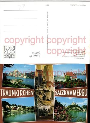 Bild des Verkufers fr 500349,Traunkirchen Kirche Traunstein Fischer-Kanzel Mehrbildkarte zum Verkauf von Versandhandel Lehenbauer