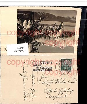 Bild des Verkufers fr 512959,WW2 Propaganda WHW Stempel Ein Volk hilft sich selbst zum Verkauf von Versandhandel Lehenbauer