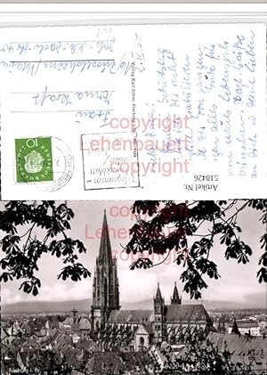 Bild des Verkufers fr 518426,Freiburg im Breisgau Teilansicht Kirche zum Verkauf von Versandhandel Lehenbauer