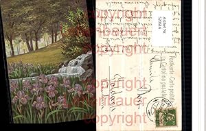 Bild des Verkufers fr 520614,Knstler AK W. Frh Landschaft Bach Wald Blumen zum Verkauf von Versandhandel Lehenbauer