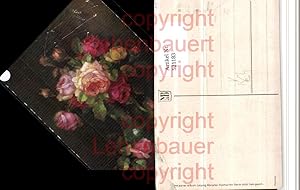 Bild des Verkufers fr 521183,Meissner & Buch 2838 Knstlerkarte Rosen Vase zum Verkauf von Versandhandel Lehenbauer