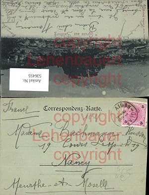 Bild des Verkufers fr 536455,Stempel Aigen Glas Salzburg Mond Litho 1898 zum Verkauf von Versandhandel Lehenbauer