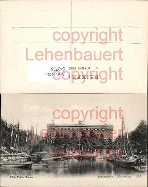 Imagen del vendedor de 542728,Netherlands Rotterdam Postkantoor Postamt Post Segelschiffe Schiffe a la venta por Versandhandel Lehenbauer