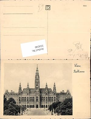 Bild des Verkufers fr 554240,Wien Innere Stadt Rathaus zum Verkauf von Versandhandel Lehenbauer