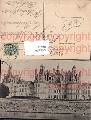 Bild des Verkufers fr 485216,Schloss Chateau de Chambord Facade Septentrionale zum Verkauf von Versandhandel Lehenbauer